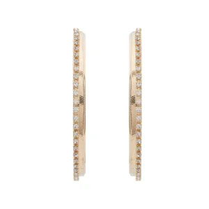 RHINO Tennis Hoop Earrings