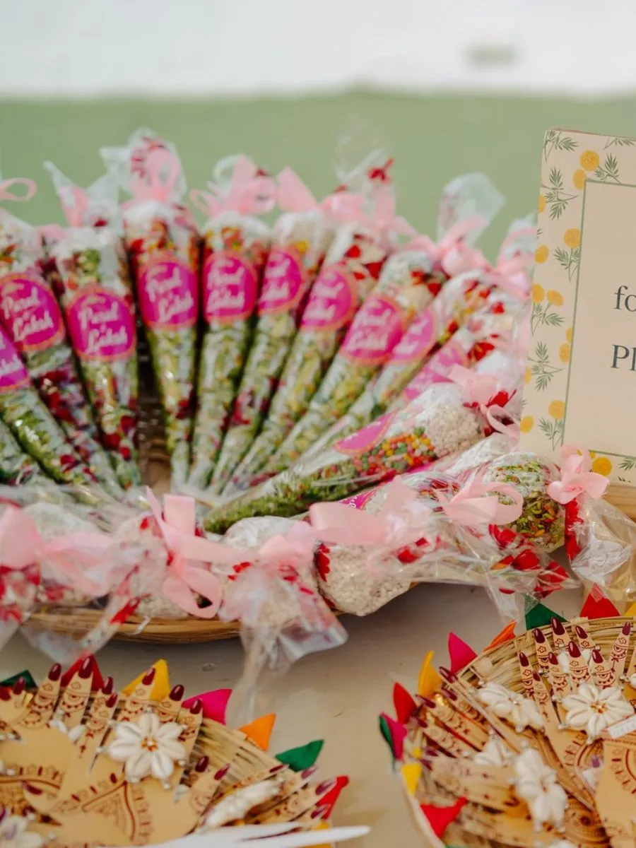 Saunf (Mouth-freshener) Cones Mehendi Favours