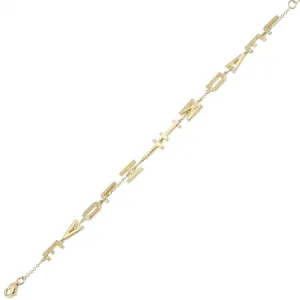 Sideways Mini Initials Anklet