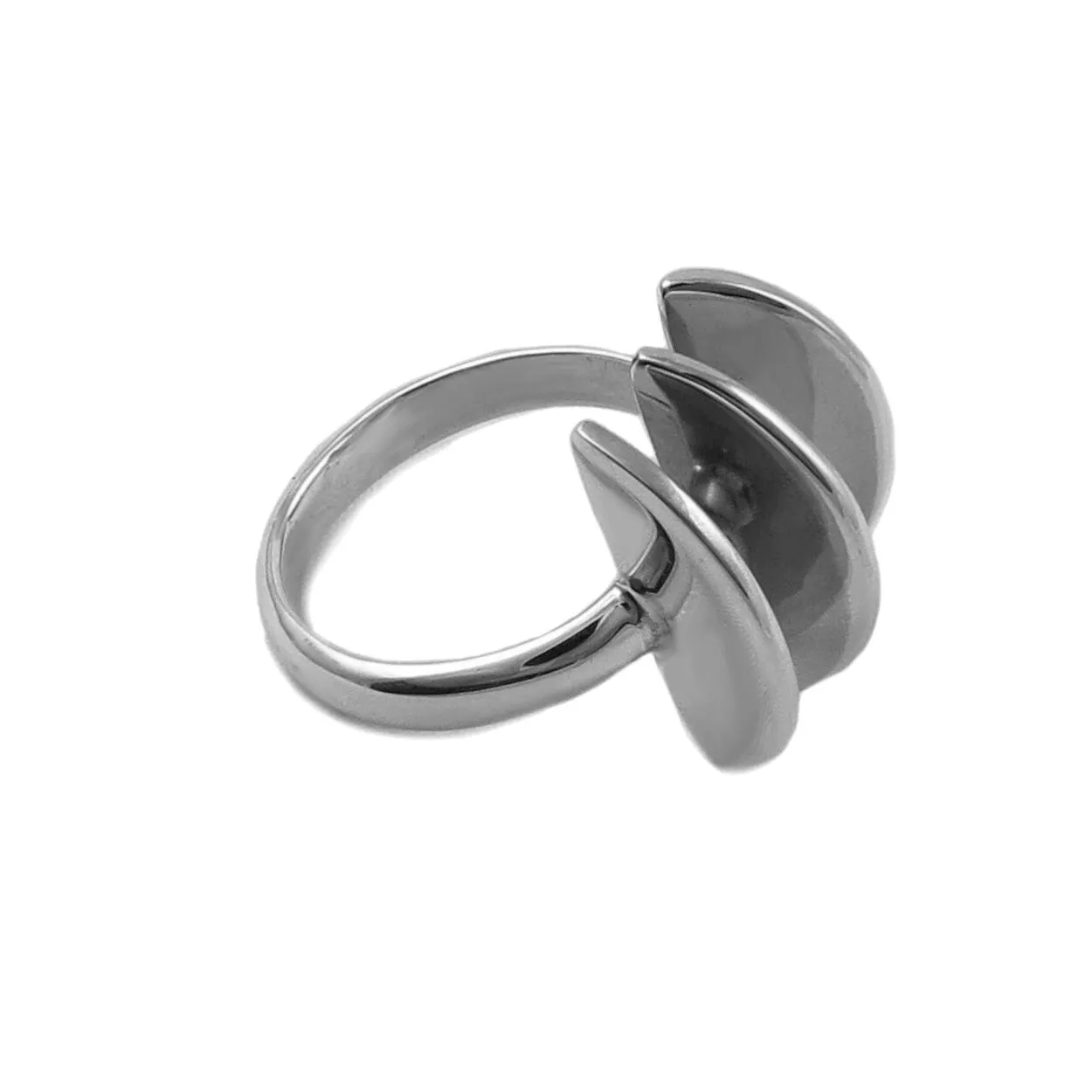 Spiky Sterling Silver Maria Belen Ring Size P