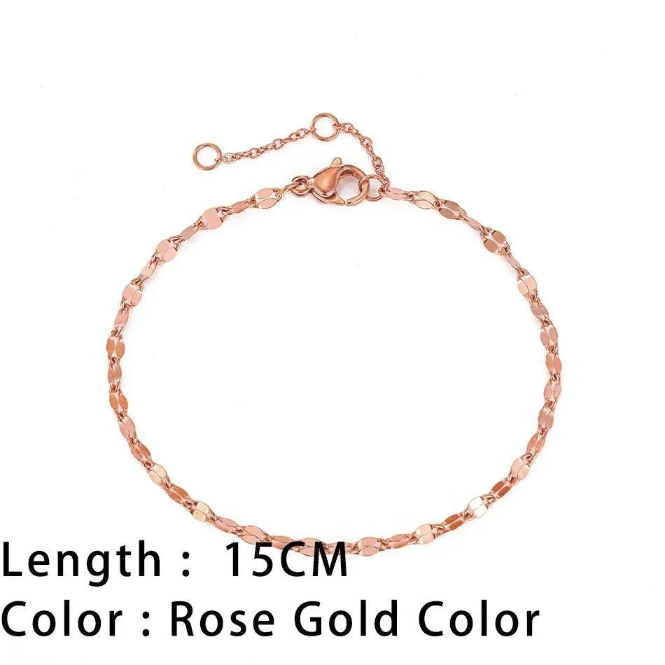 SUNIBI Classic Snake Chain Bracelet: Chic Women's Jewelry Piece