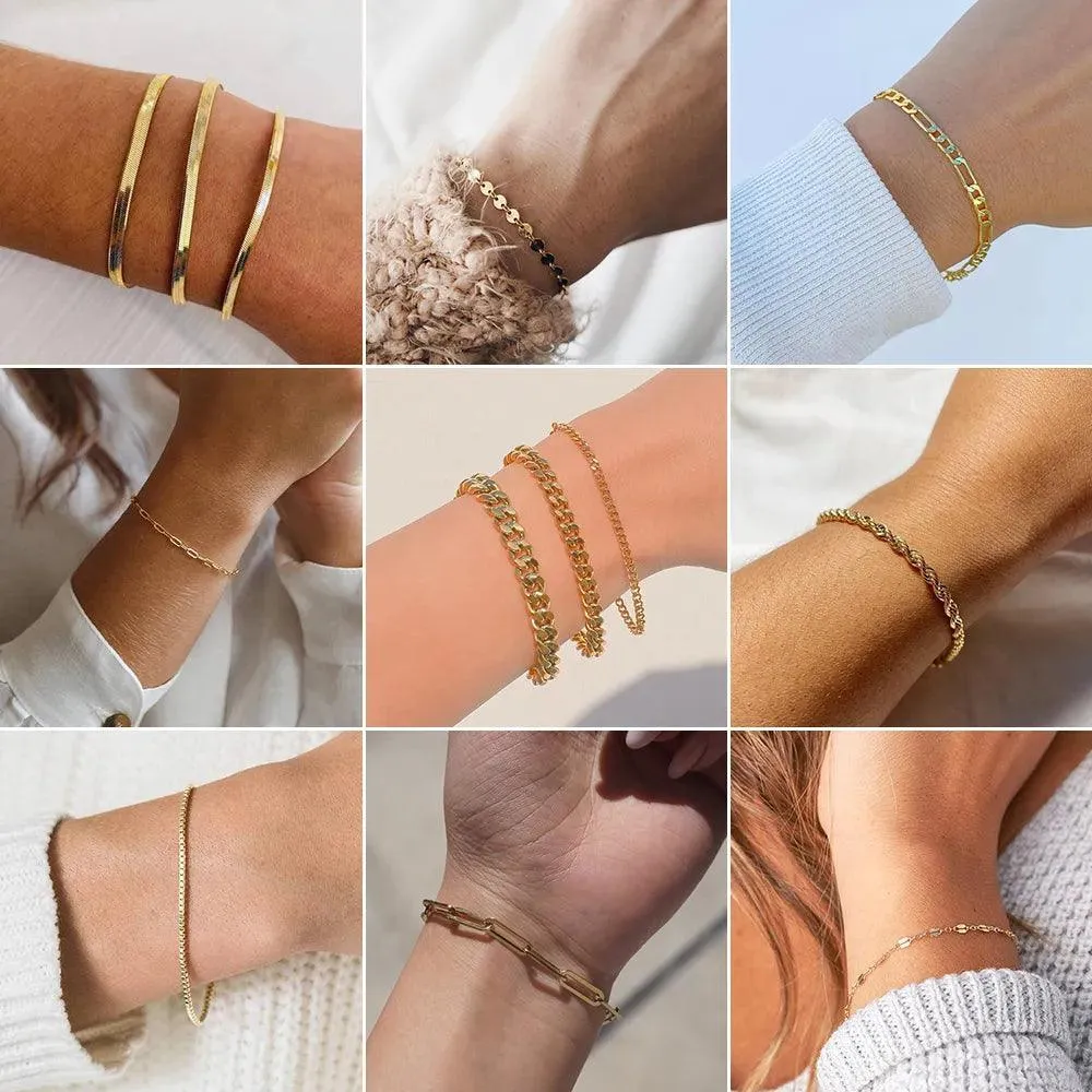 SUNIBI Classic Snake Chain Bracelet: Chic Women's Jewelry Piece