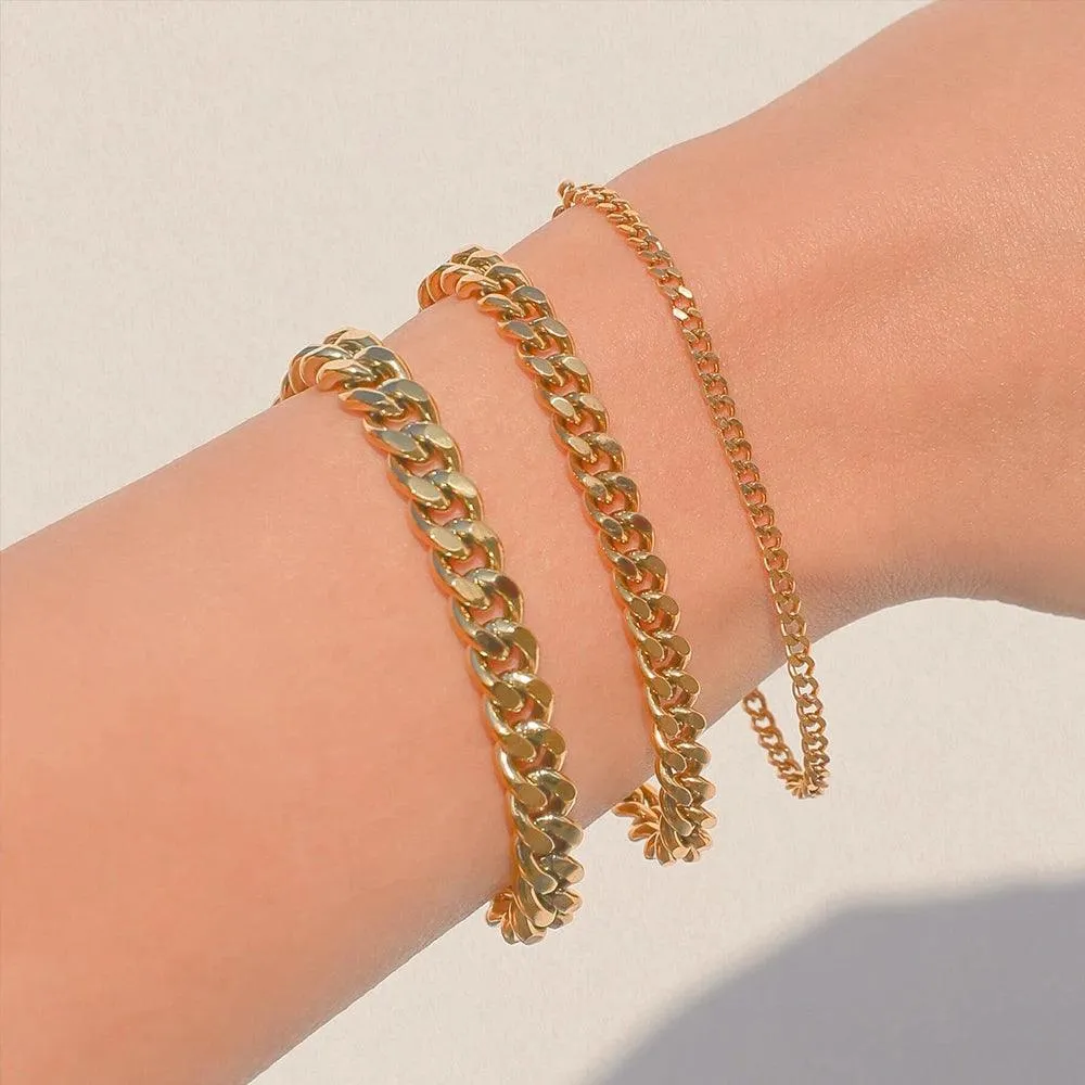 SUNIBI Classic Snake Chain Bracelet: Chic Women's Jewelry Piece