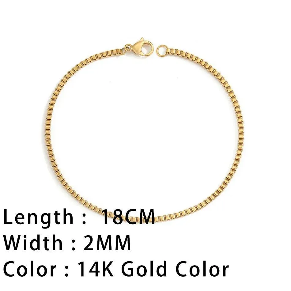 SUNIBI Classic Snake Chain Bracelet: Chic Women's Jewelry Piece