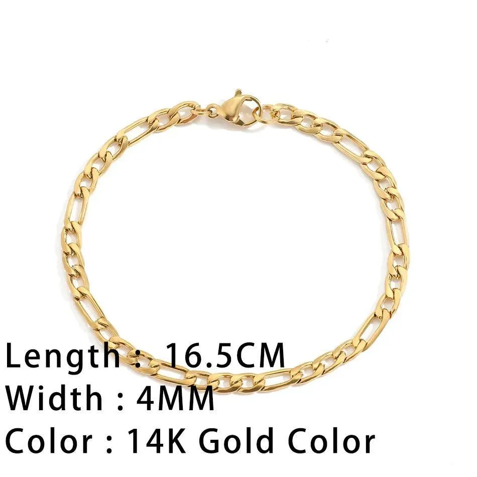 SUNIBI Classic Snake Chain Bracelet: Chic Women's Jewelry Piece