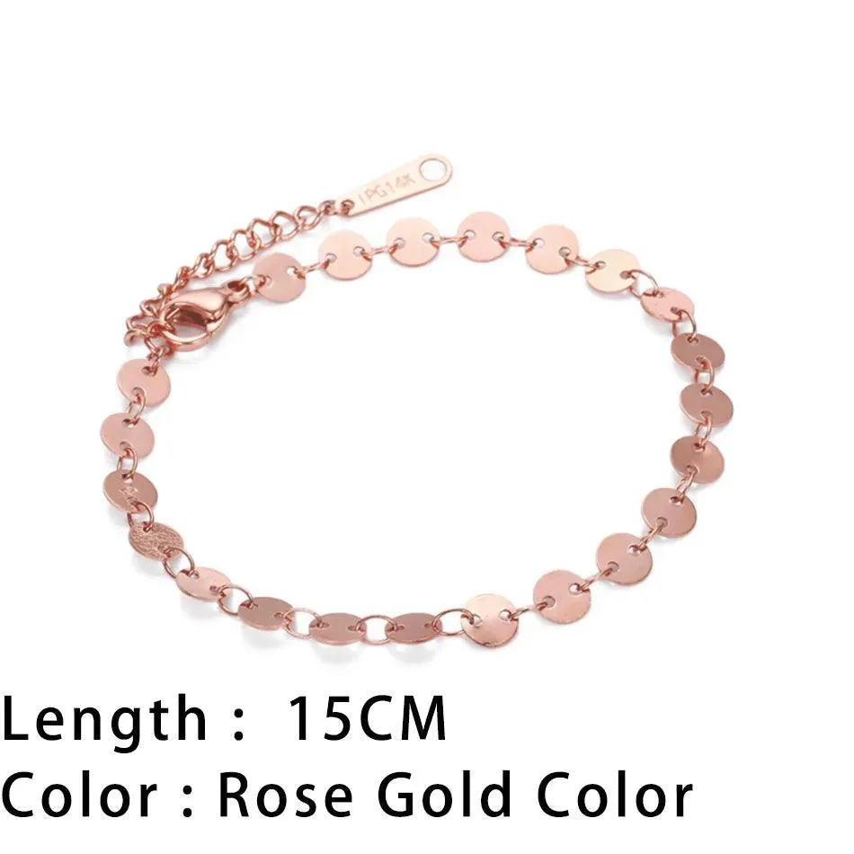 SUNIBI Classic Snake Chain Bracelet: Chic Women's Jewelry Piece
