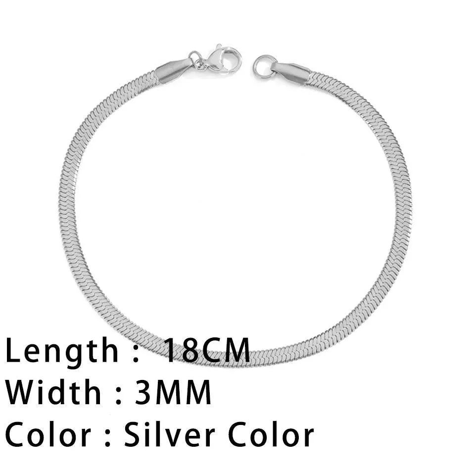 SUNIBI Classic Snake Chain Bracelet: Chic Women's Jewelry Piece