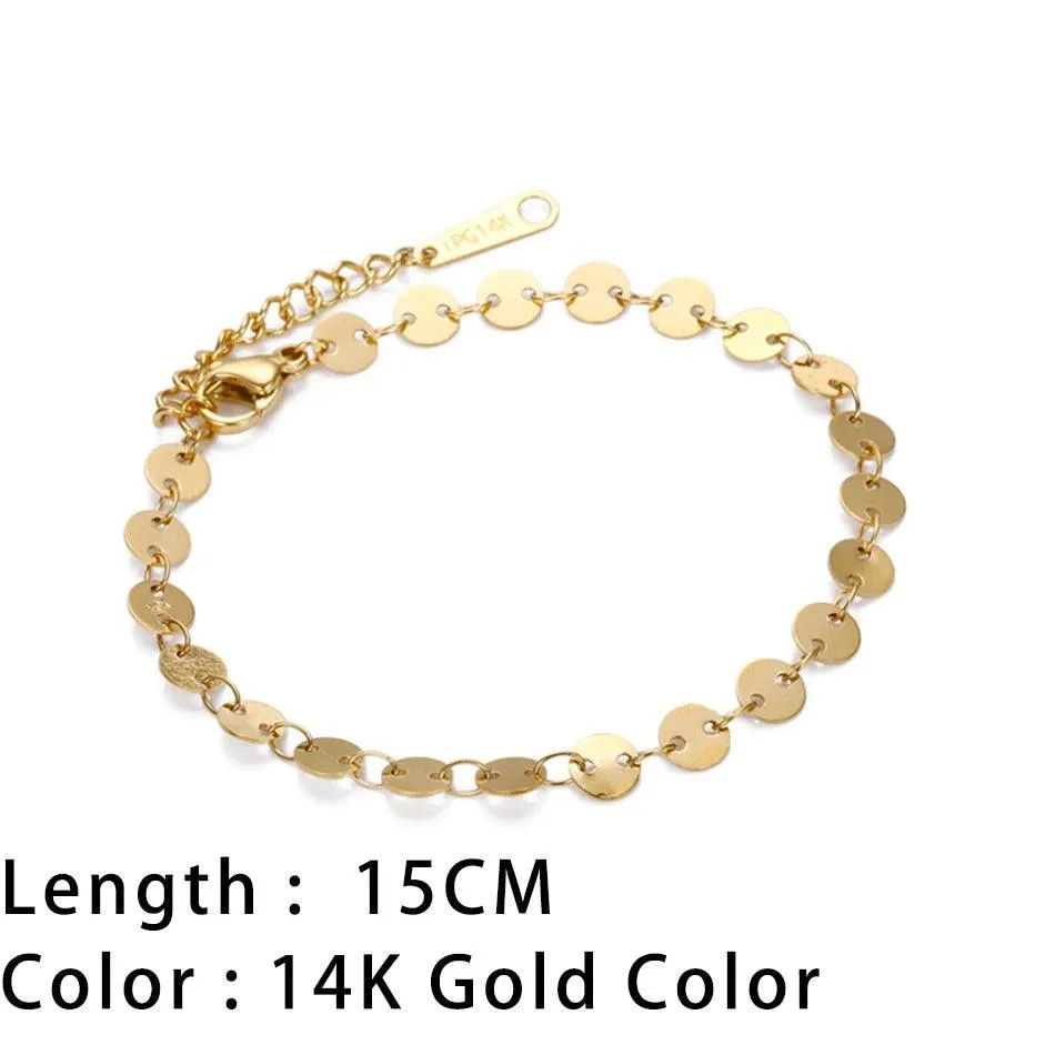 SUNIBI Classic Snake Chain Bracelet: Chic Women's Jewelry Piece