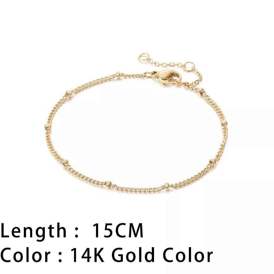 SUNIBI Classic Snake Chain Bracelet: Chic Women's Jewelry Piece