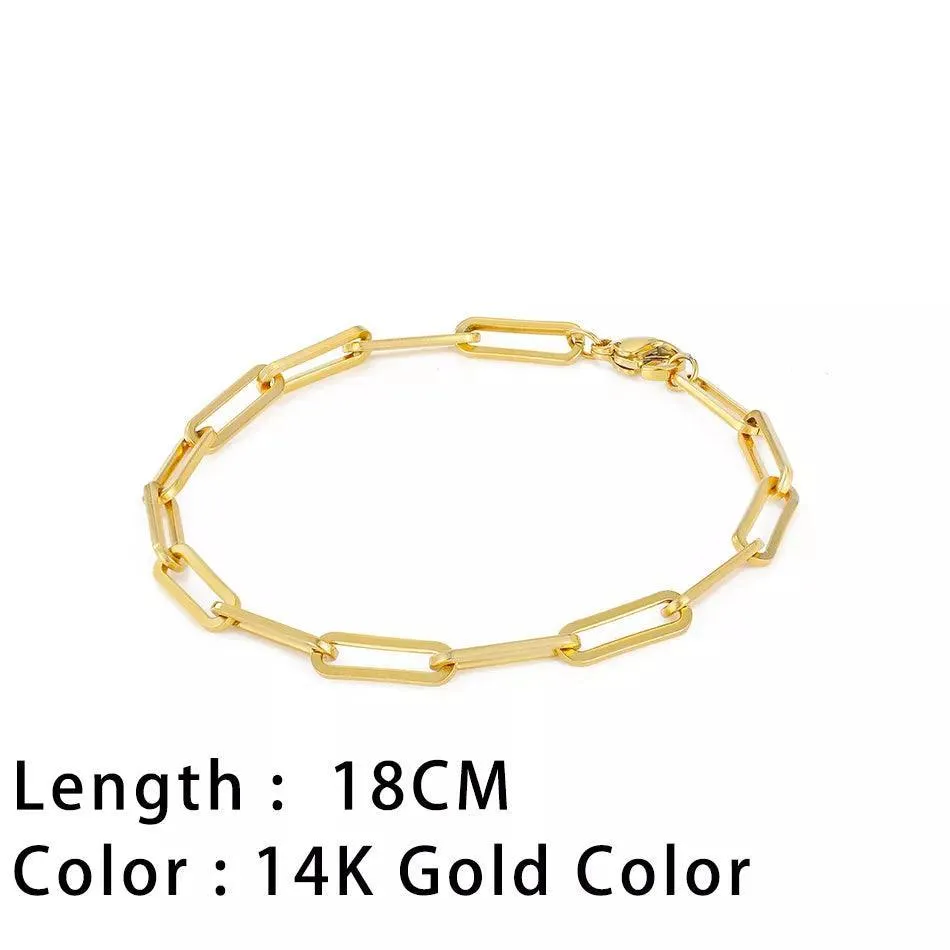 SUNIBI Classic Snake Chain Bracelet: Chic Women's Jewelry Piece