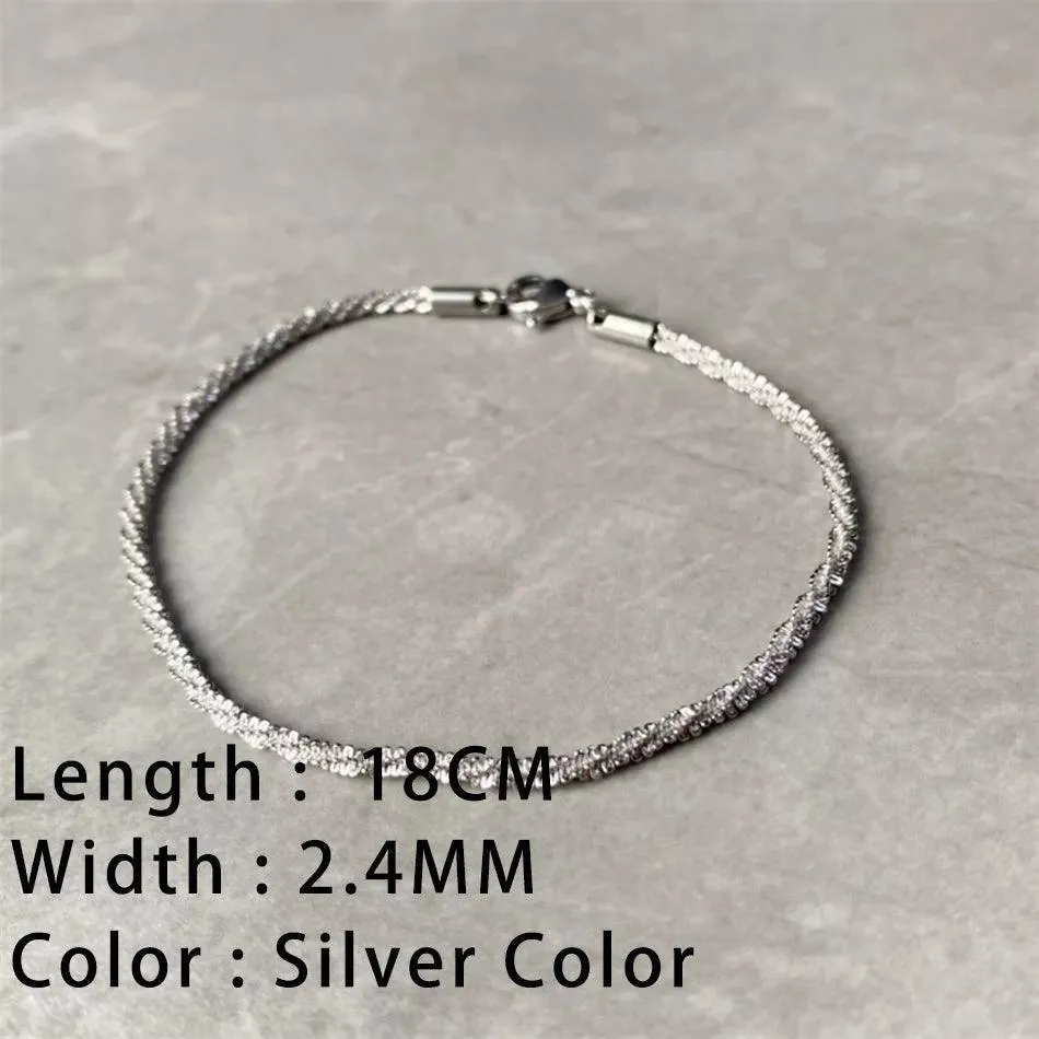 SUNIBI Classic Snake Chain Bracelet: Chic Women's Jewelry Piece