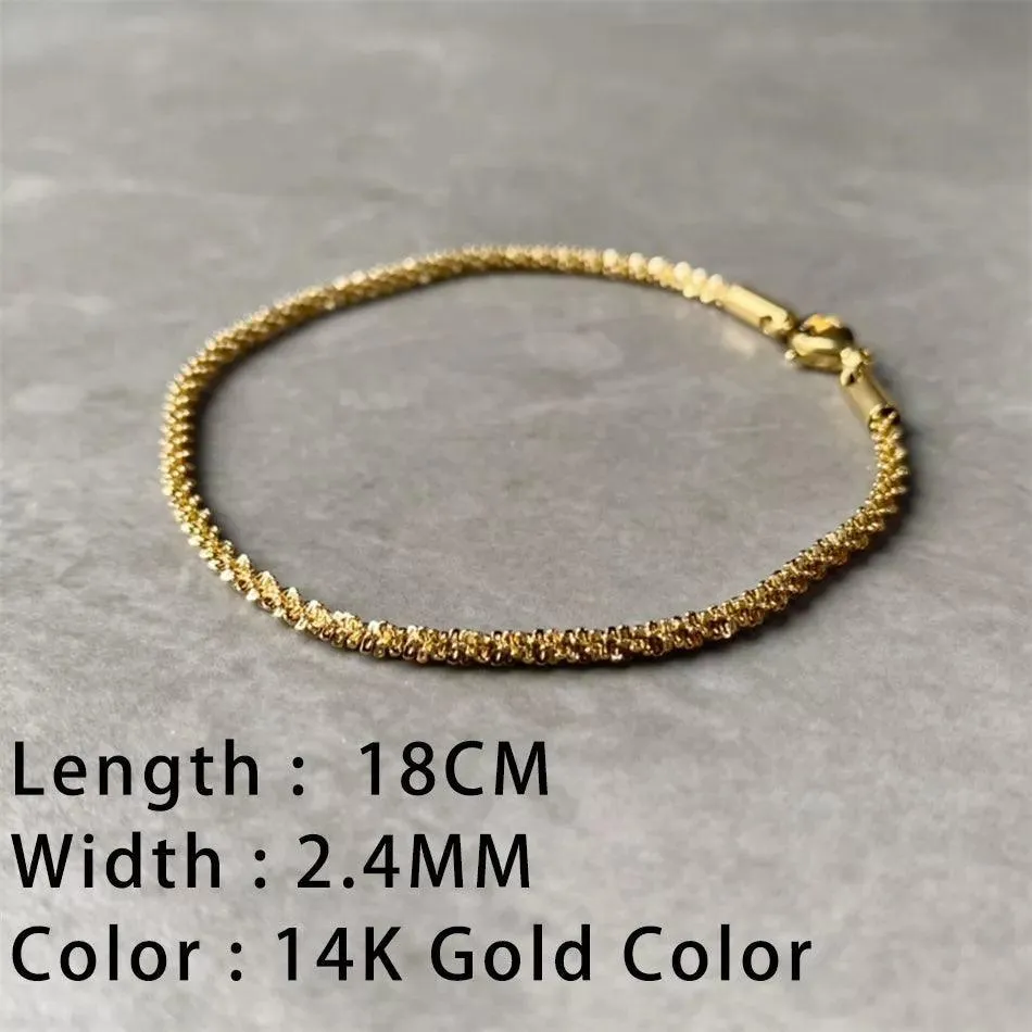 SUNIBI Classic Snake Chain Bracelet: Chic Women's Jewelry Piece