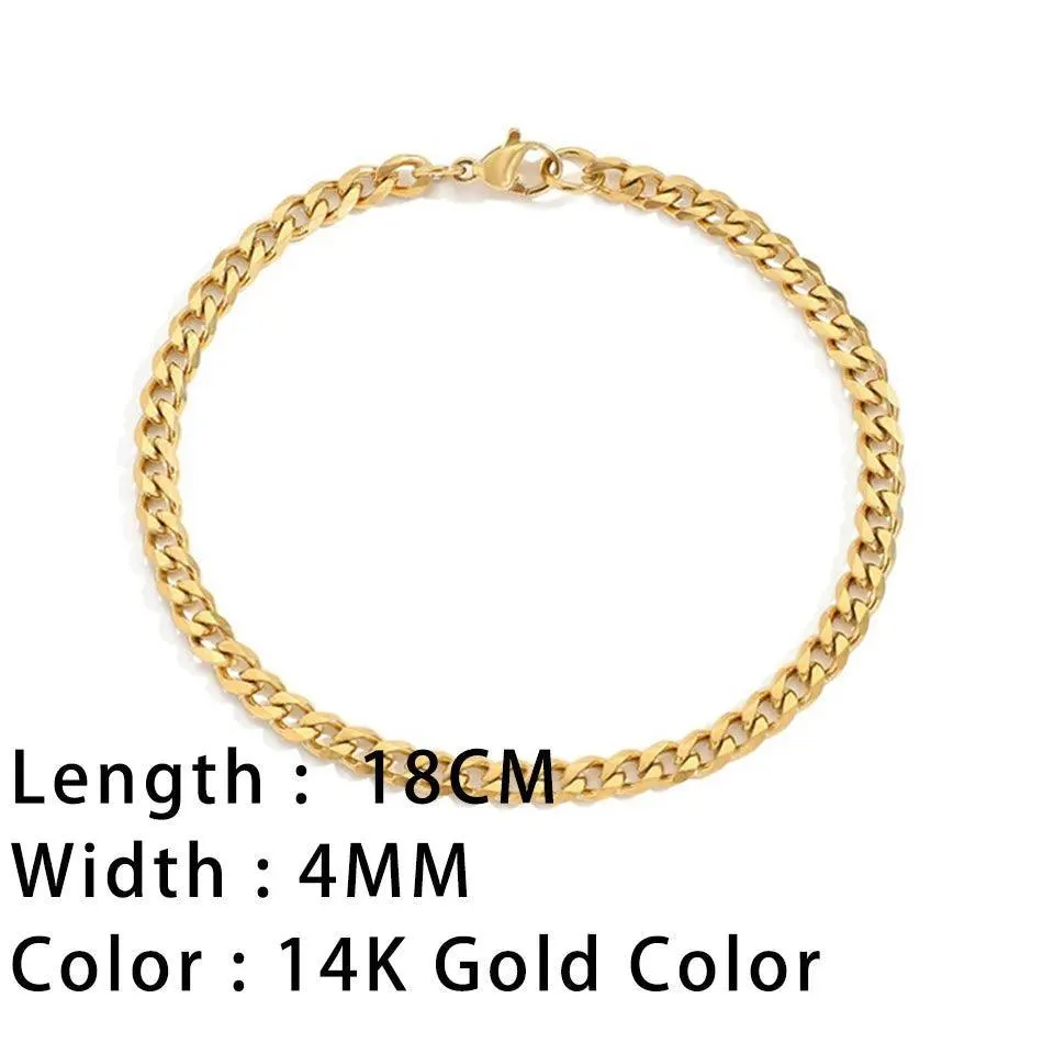 SUNIBI Classic Snake Chain Bracelet: Chic Women's Jewelry Piece