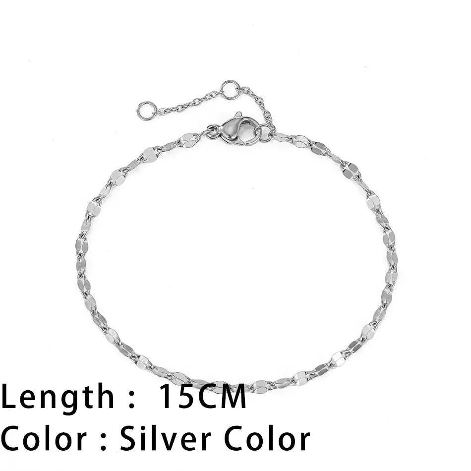 SUNIBI Classic Snake Chain Bracelet: Chic Women's Jewelry Piece