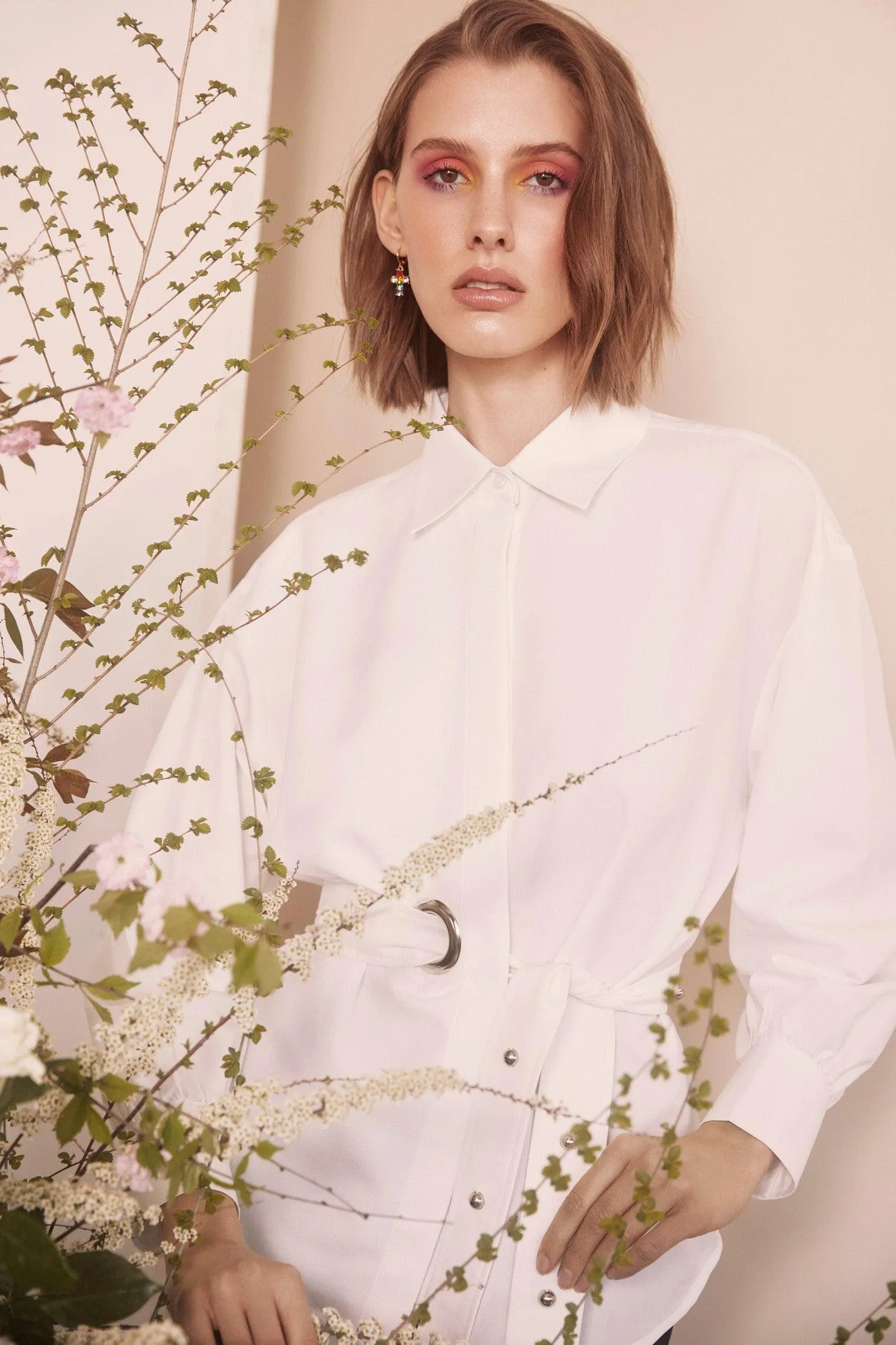 Taylor Belted Long Sleeves Shirt