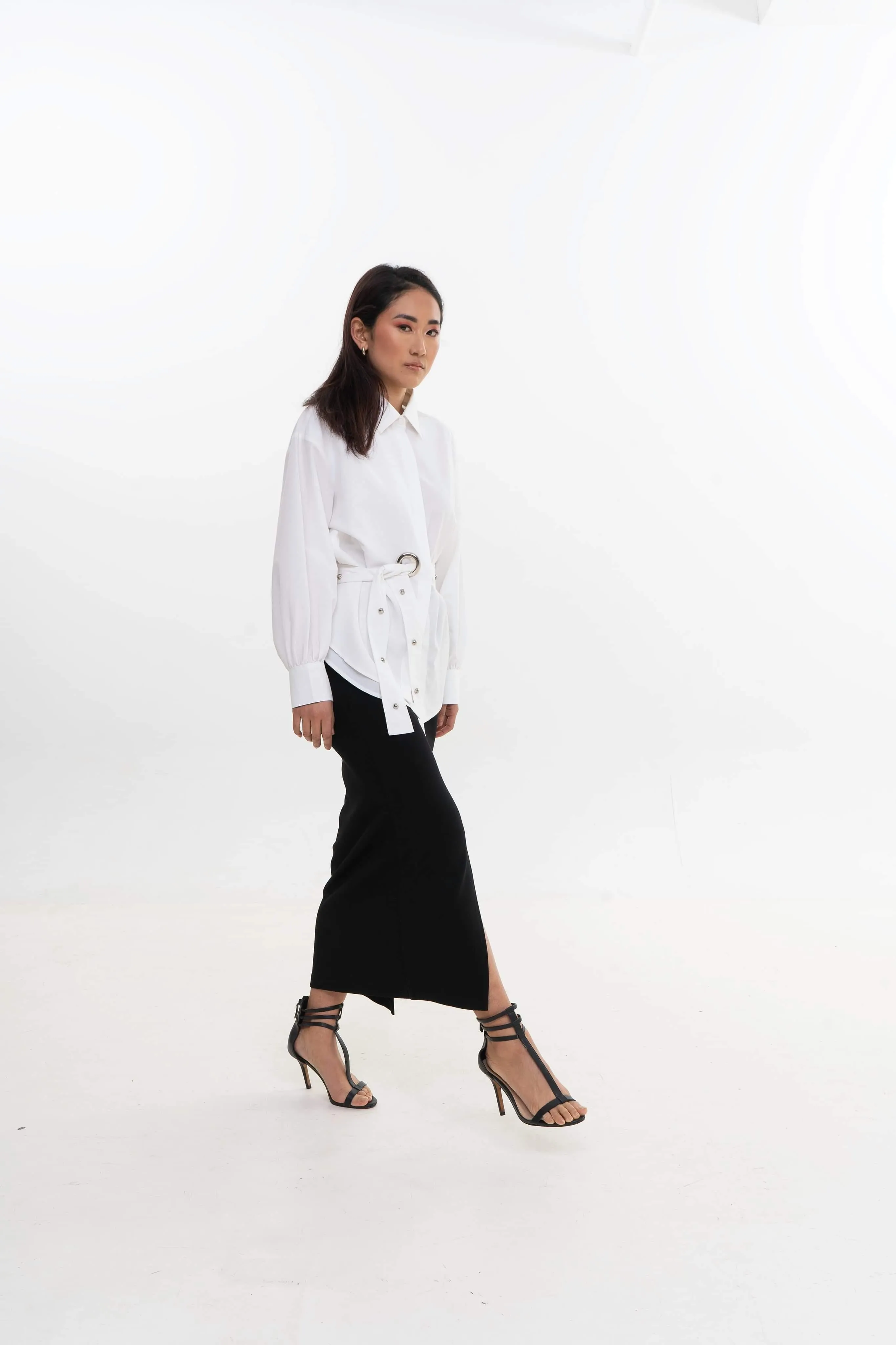 Taylor Belted Long Sleeves Shirt