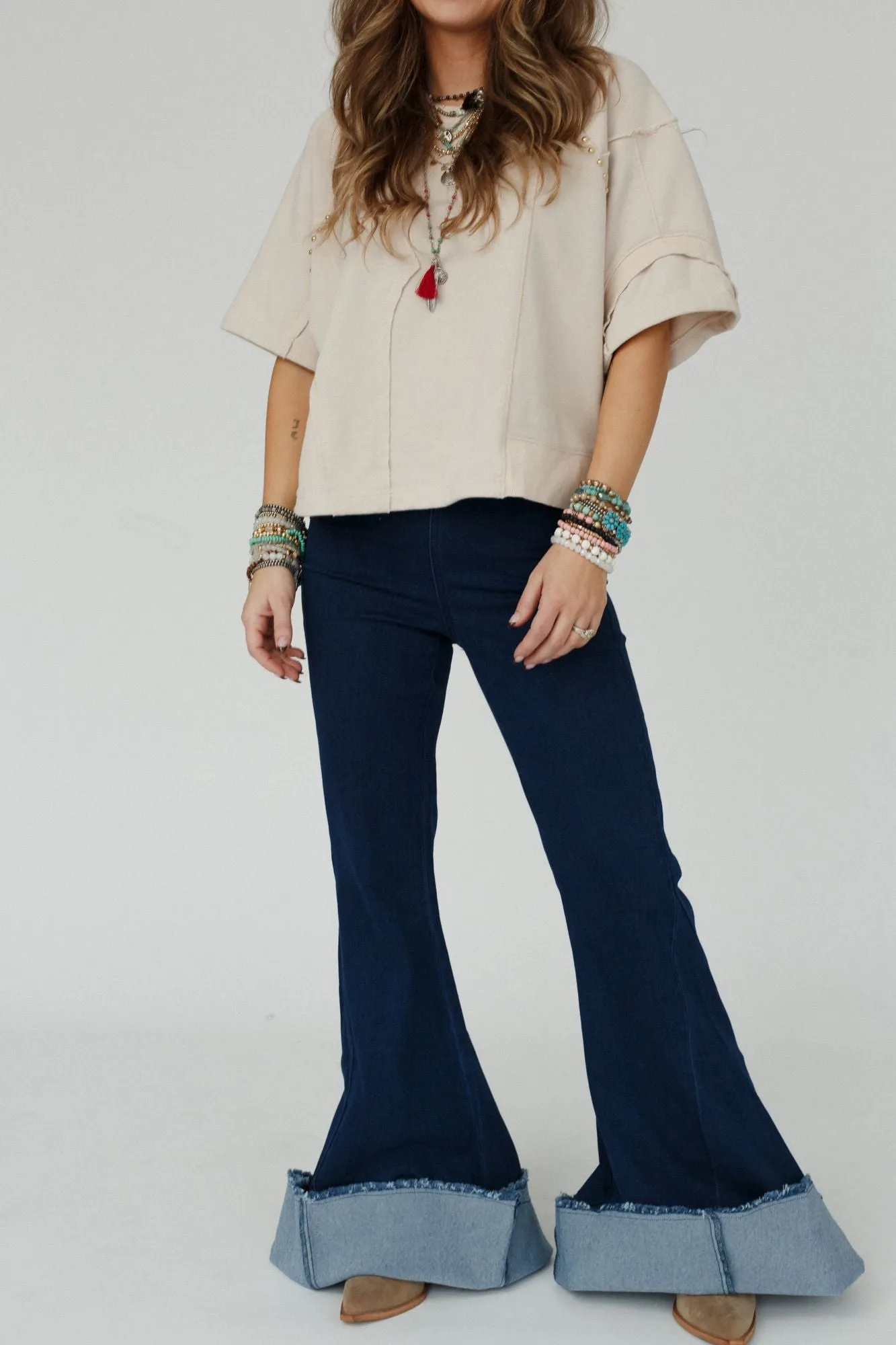 The Signature Flare - Dark Denim