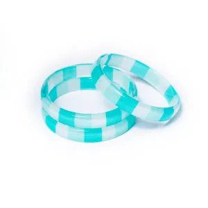 Turquoise Stripes Bangles Set